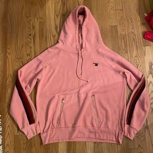 Aviator Nation Velvet Stripe Hoodie XL